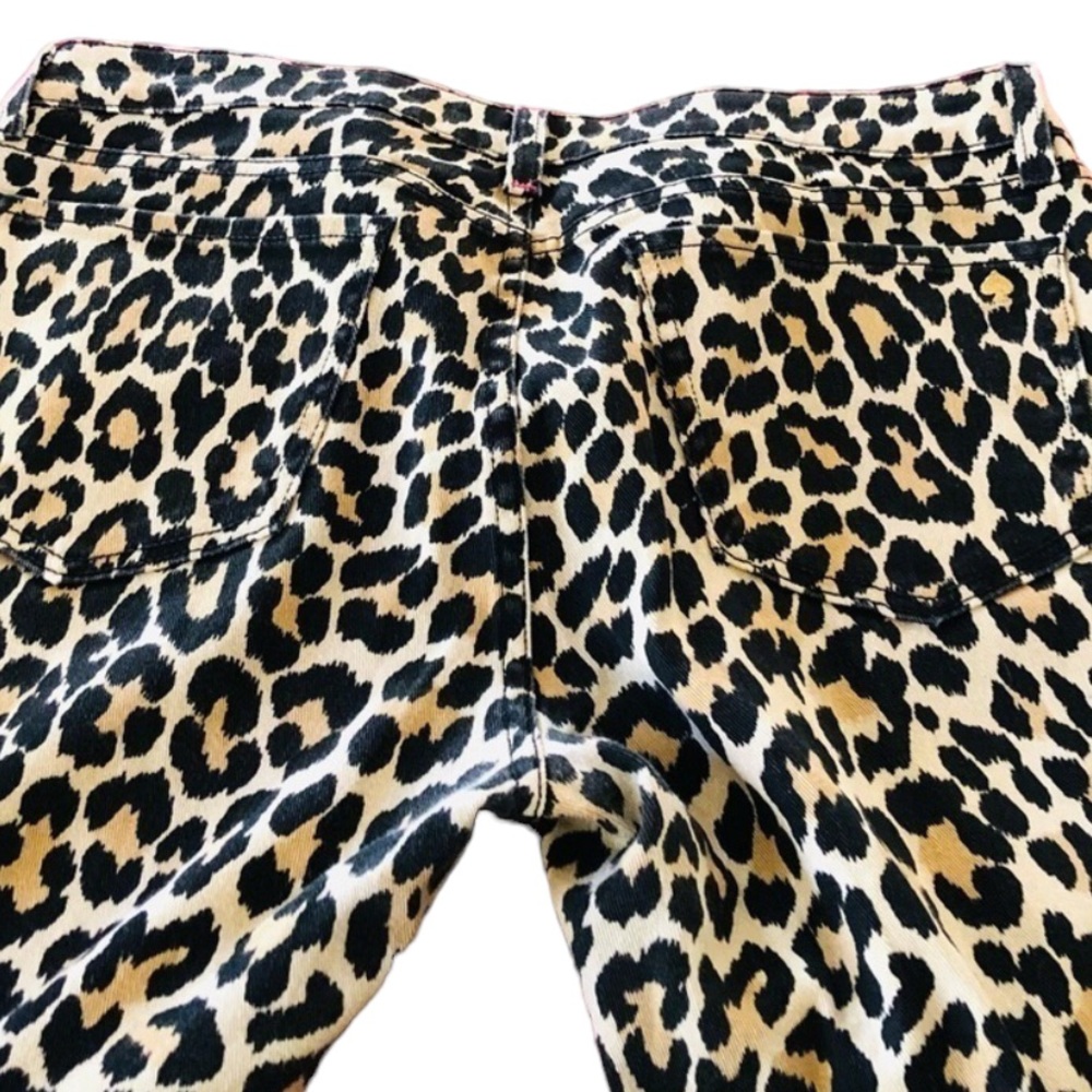 Kate Spade size 32 Leopard stretch skinny “ play hooky”SATURDAY NIGHT - Picture 5 of 14